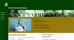 Desktop Screenshot of kammermusik.org